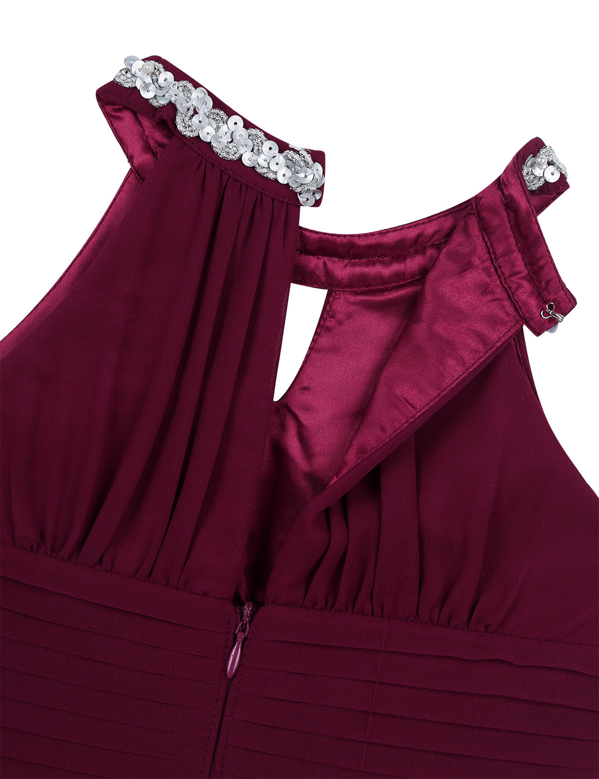 Vestido Largo de Fiesta para Niña con Encaje – Varios Colores