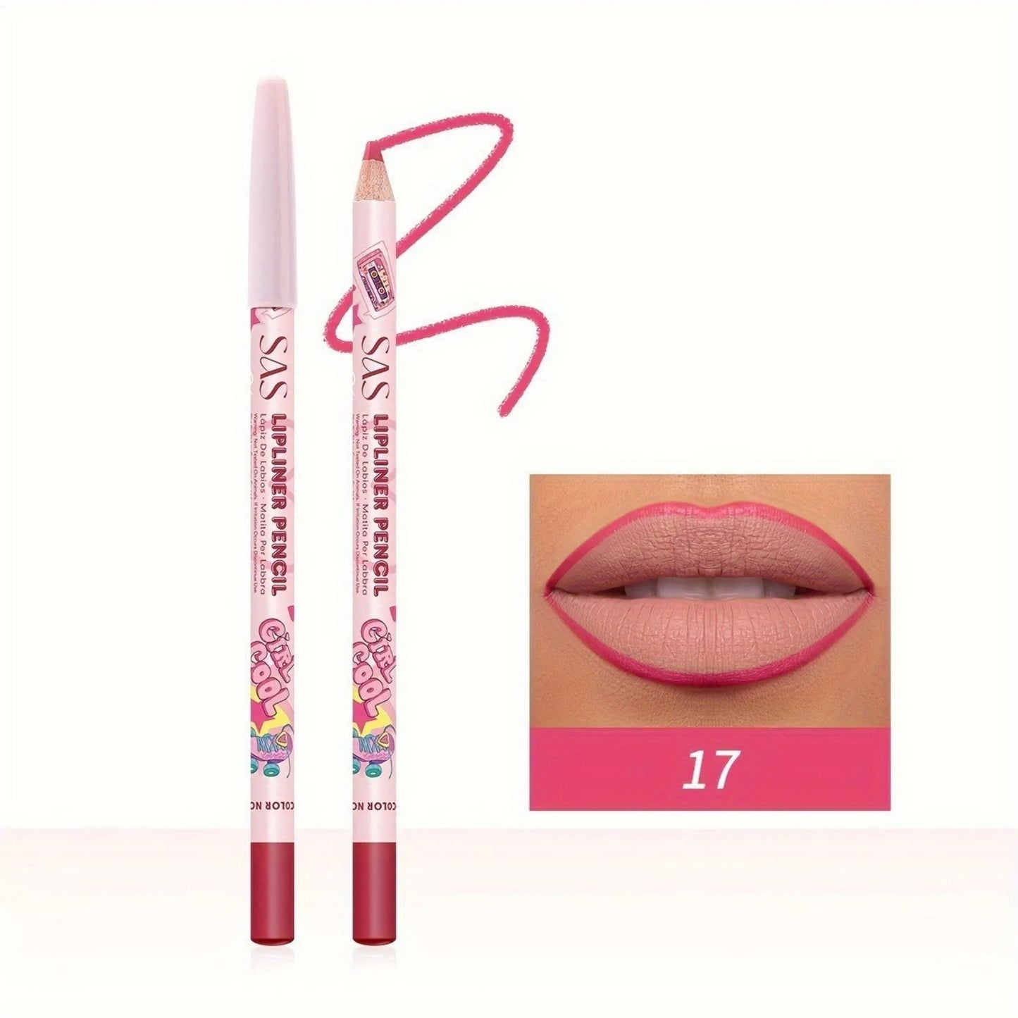 Delineador Labial Mate Waterproof Hidratante Larga Duración – Apto Todo Tipo de Piel