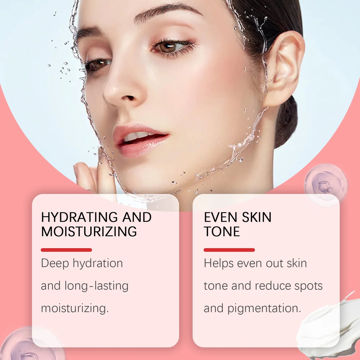 Crema Facial Iluminadora Coreana - Borra Manchas e Hidrata