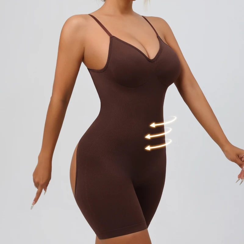 Faja Colombiana Bodysuit Mujer – Control Abdomen Realza Glúteos Sin Costuras