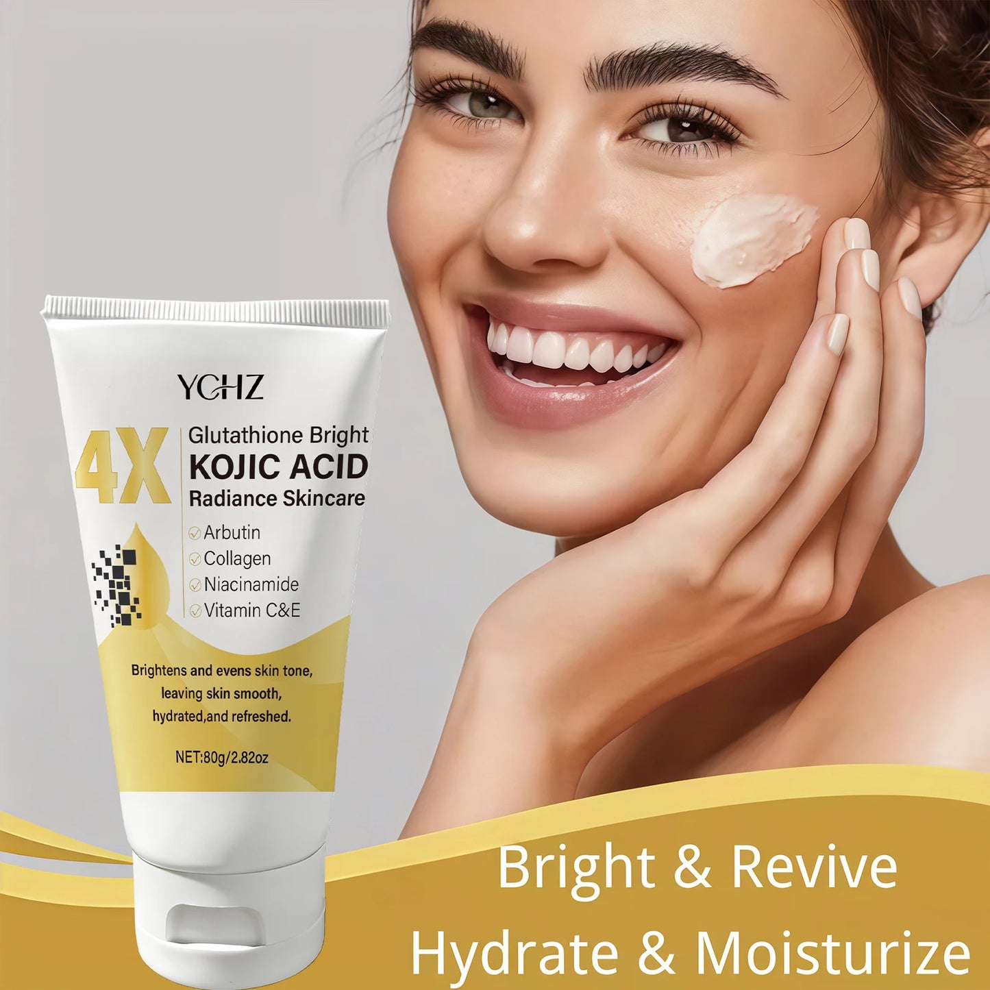 Crema Ácido Kójico 80g – Unifica Tono, Elimina Manchas y Humecta Día y Noche