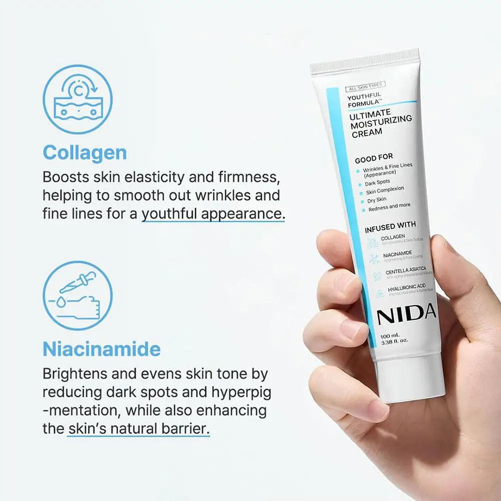 NIDA Crema Facial Retinol + Propóleo – Hidratante, Antiedad y Repara Barrera Cutánea 100ml