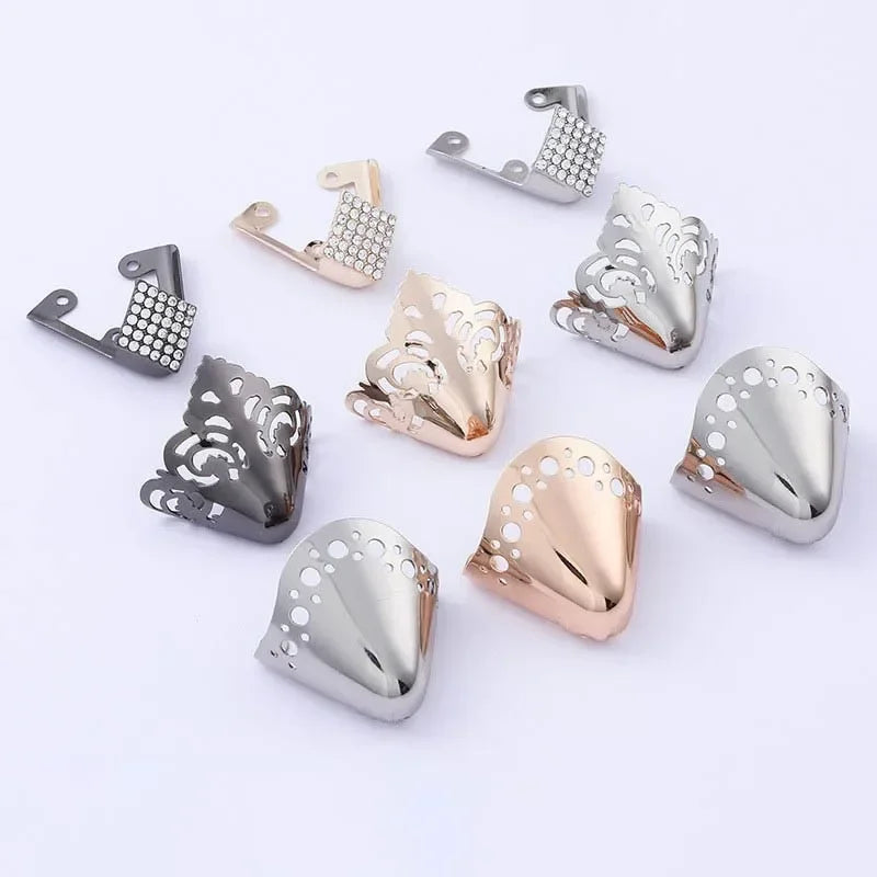 Protector de Punta para Zapatos - Tapa Metal Antidesgaste Cuero Plano