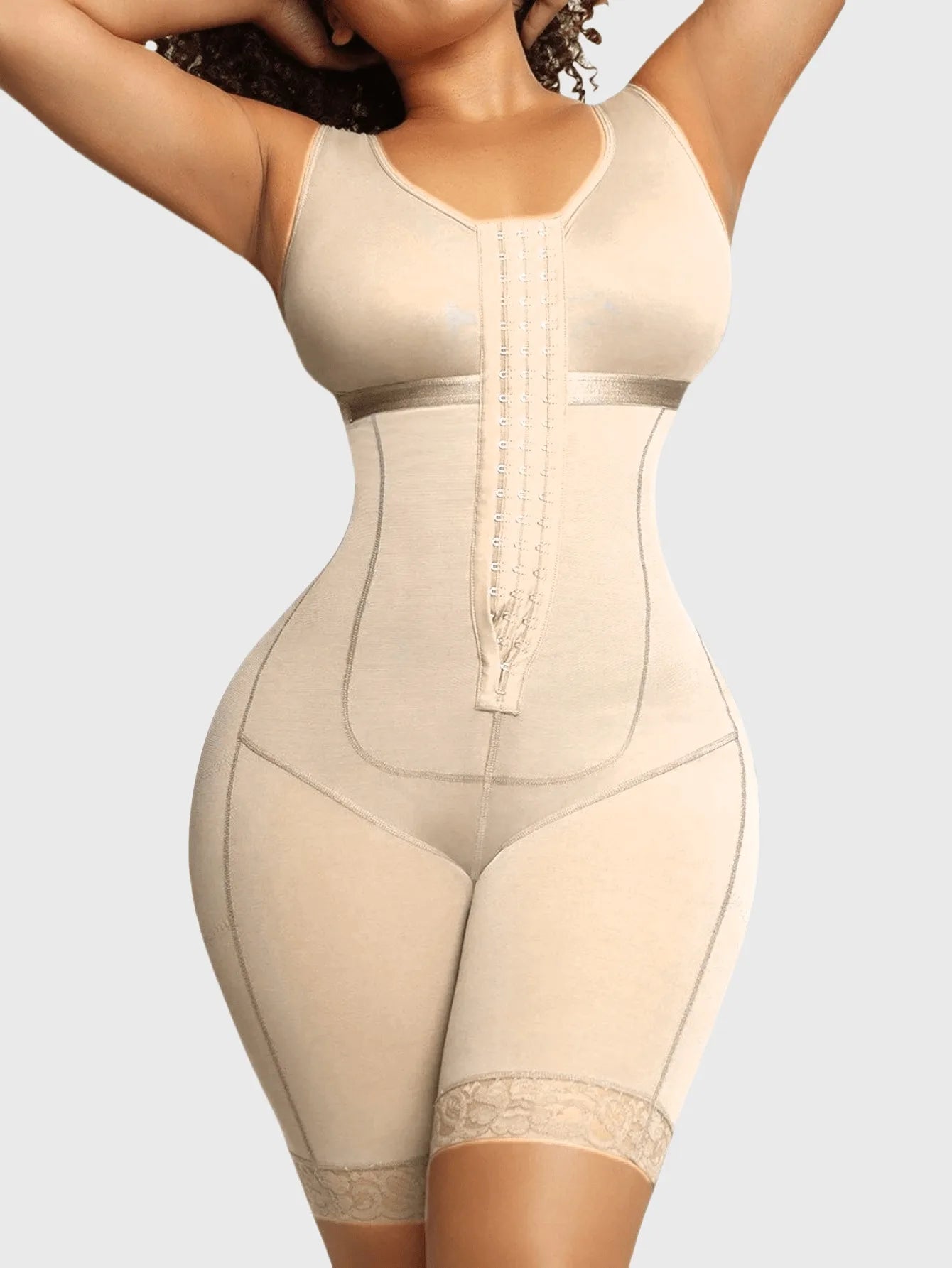 Women Fajas Colombianas Tummy Control Shapewear Postpartum Full Body Shaper Levanta Glúteos Bodysuit Slim Waist Diseño Abierto