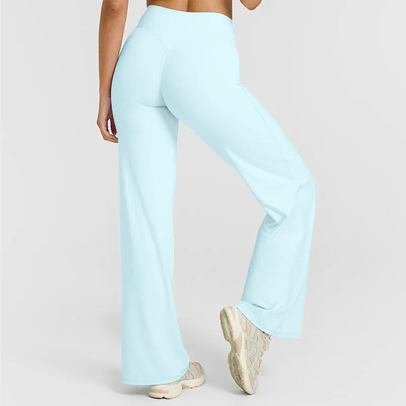 Pantalón Yoga Recto STOUREG - Mujer Tiro Medio Suave