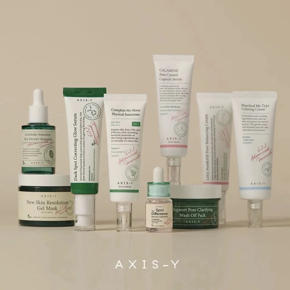 AXIS-Y Skincare Coreano – Toner, Crema, Sérum, Protector Solar, Máscara y Más