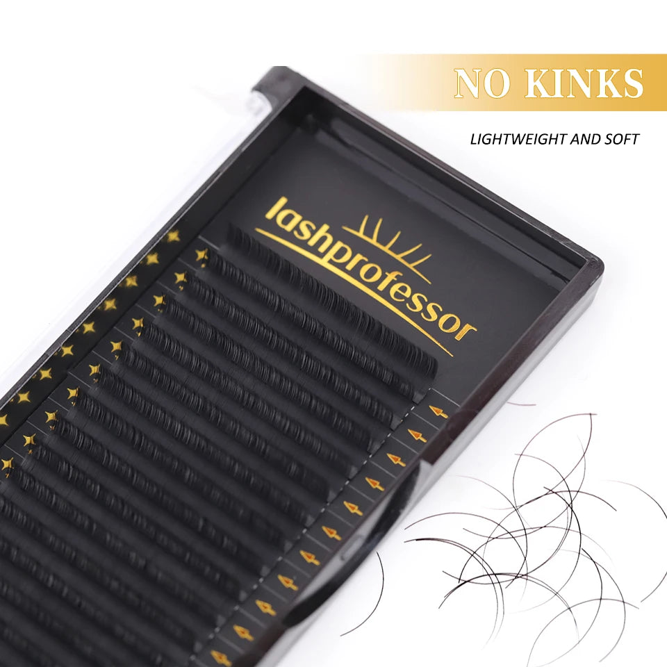 Extensiones Pestañas Volumen Premium Lashprofessor 0.03-0.1 - Calidad Profesional Efecto Natural