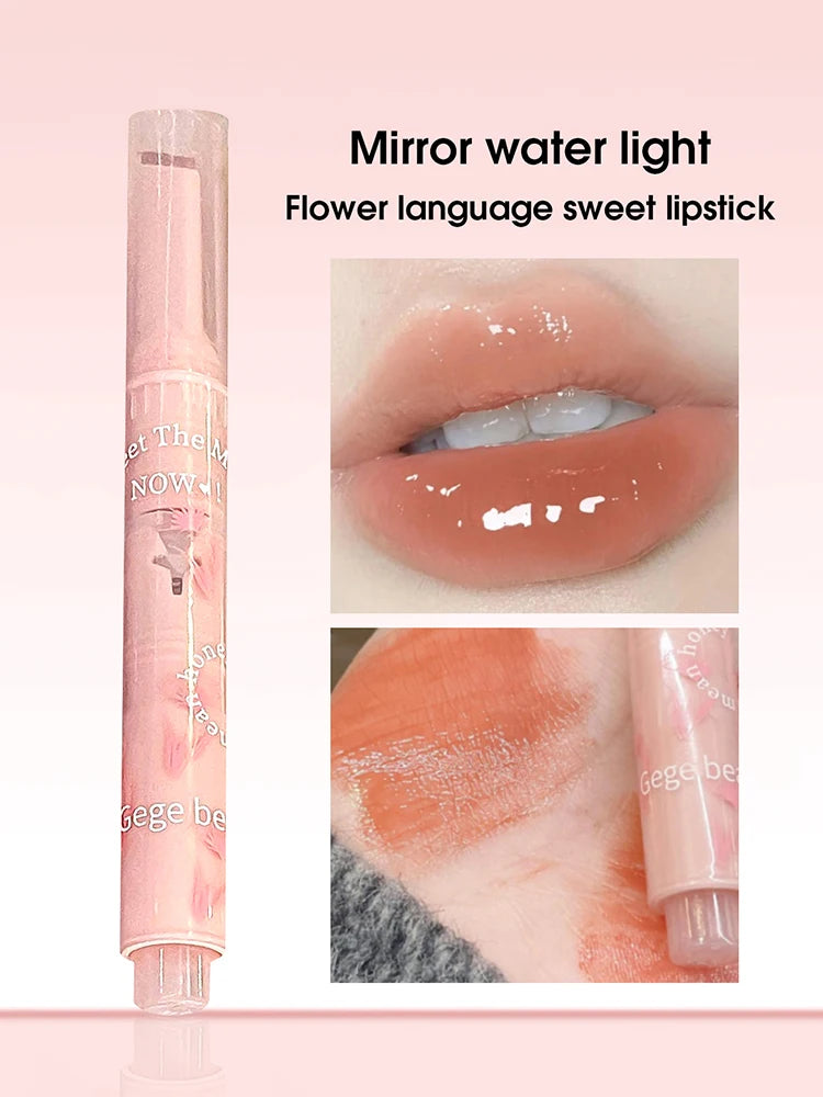 Labial Miel Floral Hidratante – Brillo Espejo Jalea Larga Duración