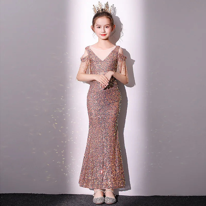 Vestido de Gala para Niña con Lentejuelas – Varios Estilos