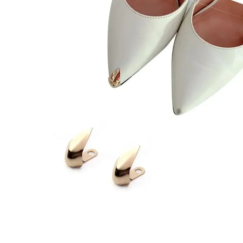 Protector de Punta para Zapatos - Tapa Metal Antidesgaste Cuero Plano