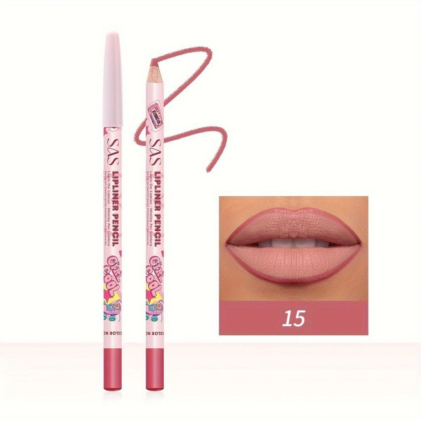 Delineador Labial Mate Waterproof Hidratante Larga Duración – Apto Todo Tipo de Piel