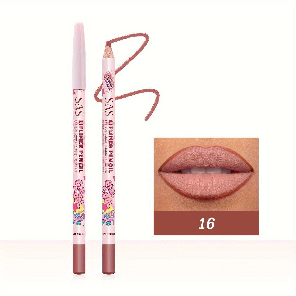 Delineador Labial Mate Waterproof Hidratante Larga Duración – Apto Todo Tipo de Piel