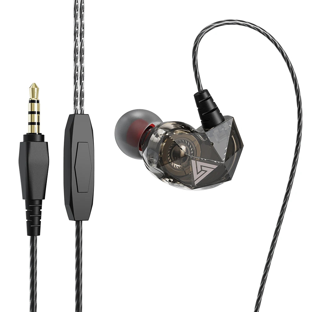 Audífonos con Cable QKZ AK6 | Sonido de Alta Fidelidad In-Ear