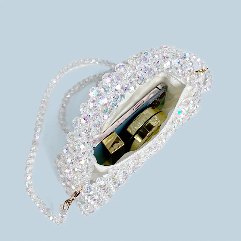 Bolso Pequeño con Cuentas para Mujer, Varios Colores