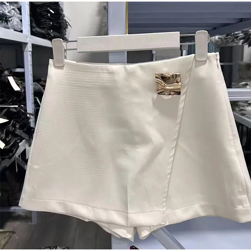 Front Bodycon 2026 Summer EdgyLeopard Rivet Star Embellished Denim Shorts Botton Women Bottoms Fashion Wild Casual Daily Shorts