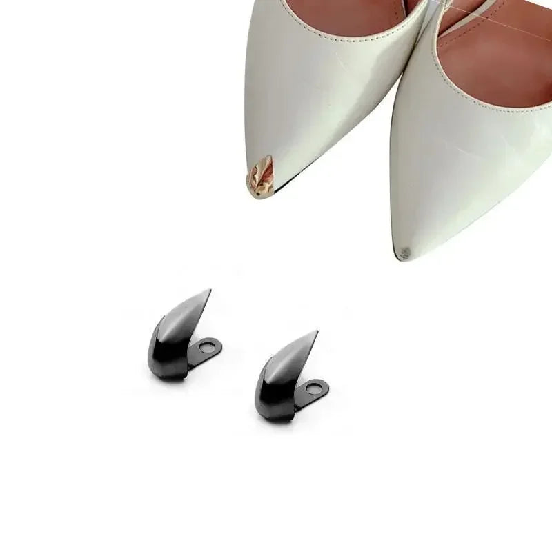 Protector de Punta para Zapatos - Tapa Metal Antidesgaste Cuero Plano