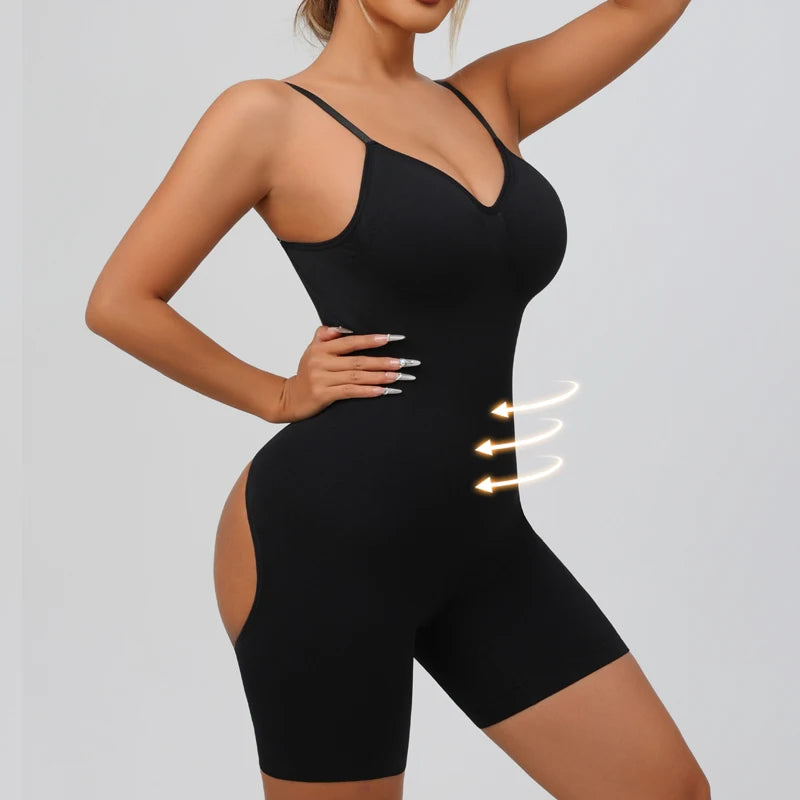 Faja Colombiana Bodysuit Mujer – Control Abdomen Realza Glúteos Sin Costuras