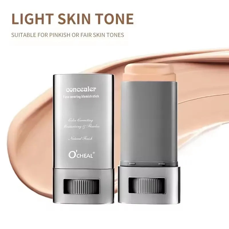 Stick Contorno y Base Maquillaje Waterproof Iluminador Corrector Nariz - Crema Larga Duración Mujer