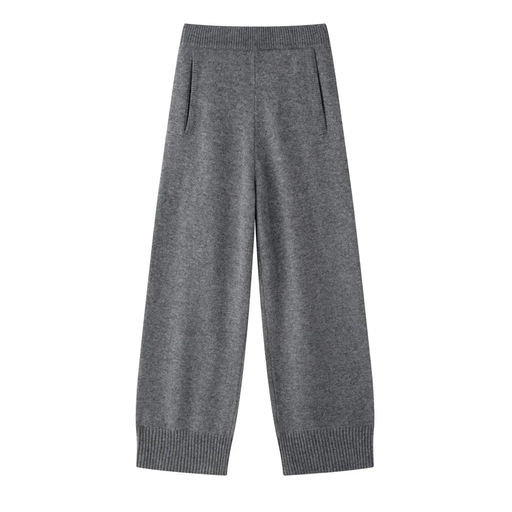 Conjunto Suéter 50% Lana y Pantalón Tejido Mujer