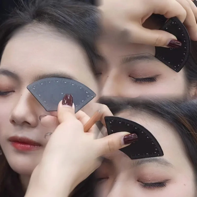 Regla Guía para Diseño de Cejas 6 Formas - Herramienta Microblading Tattoo Precisión Perfecta