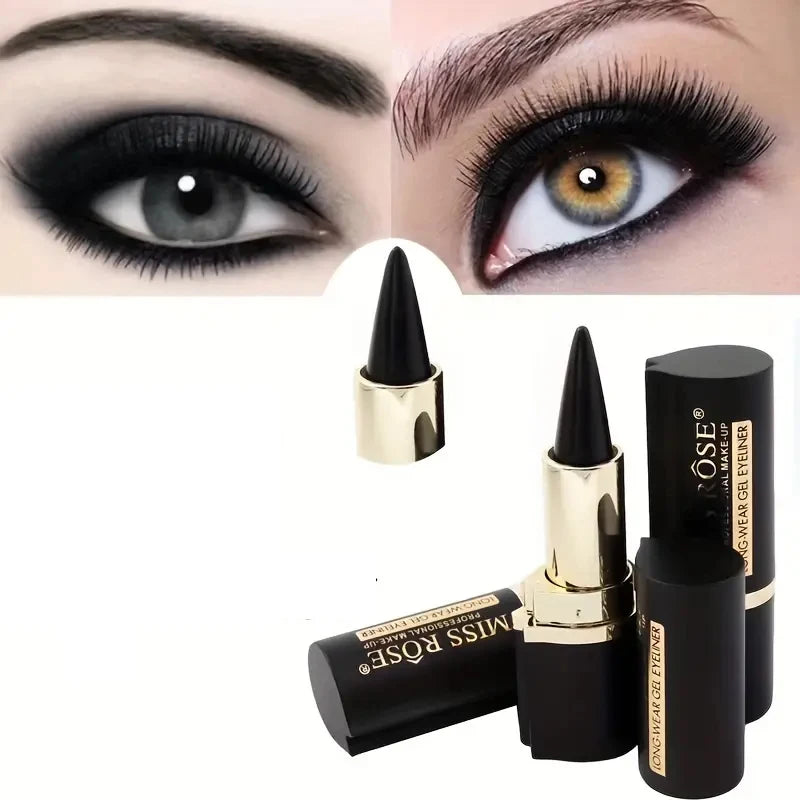 Delineador de Ojos Textura Cremosa Fácil Coloración Resistente al Sudor - Alta Pigmentación Maquillaje Diario