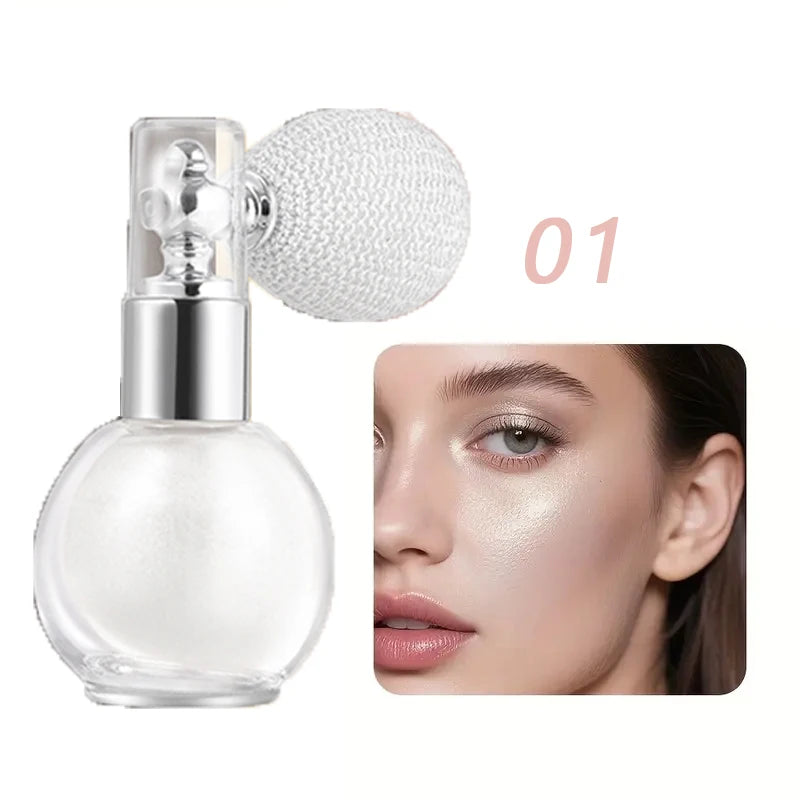 Spray Glitter Brillo Corporal y Facial | Maquillaje Luminoso Efecto Brillante