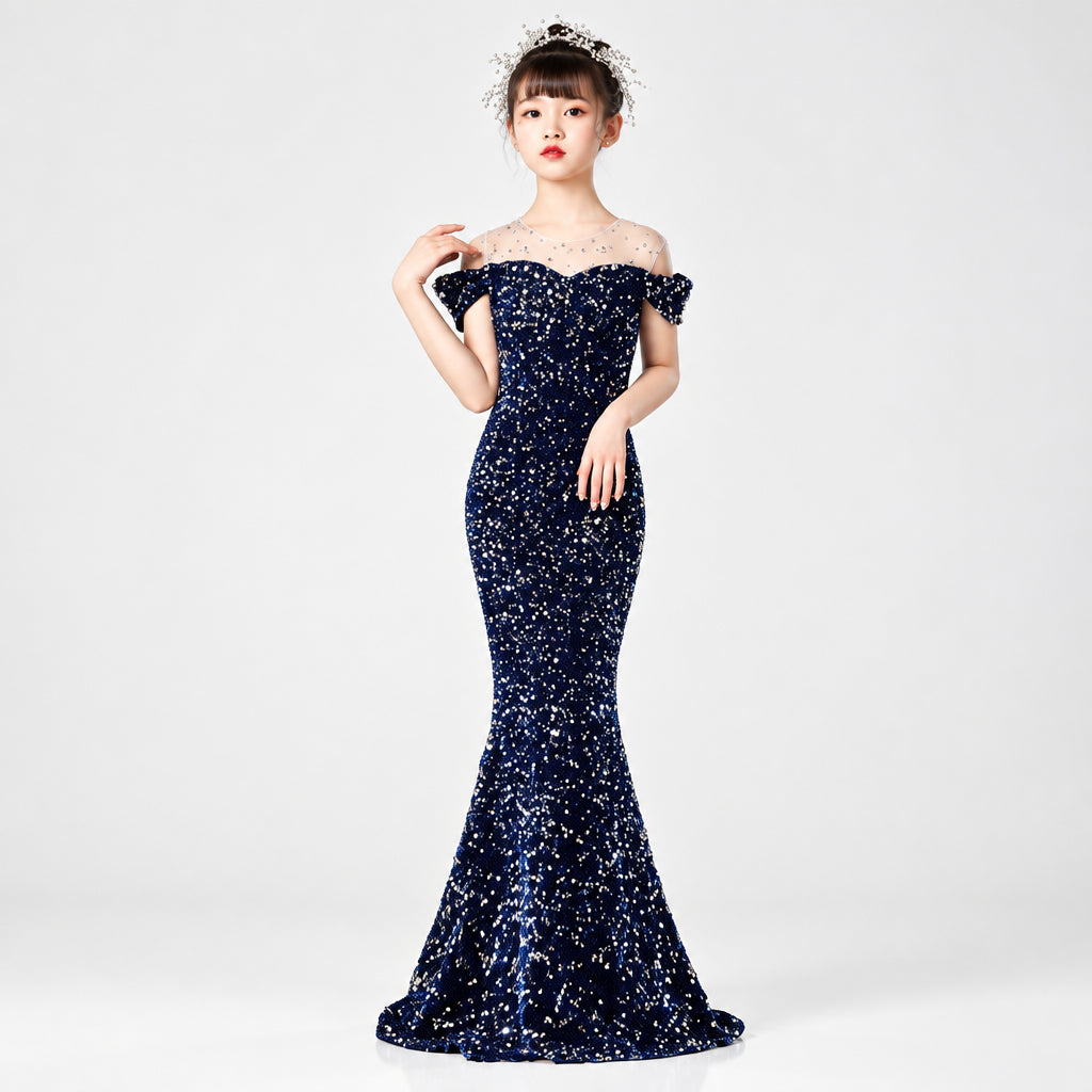 Vestido de Gala para Niña con Lentejuelas – Varios Estilos