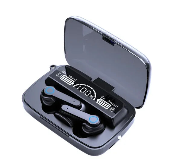 Audífonos Bluetooth Inalámbricos M19 | In-Ear Deportivos con Display LED