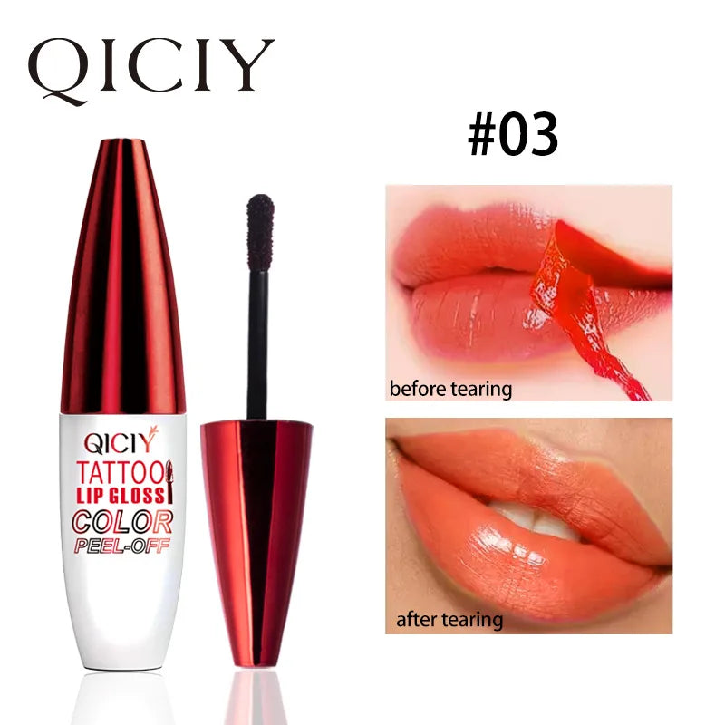 Lip Gloss Despegable 4 Colores Hidratante Larga Duración – Labial Sin Manchas Mujer