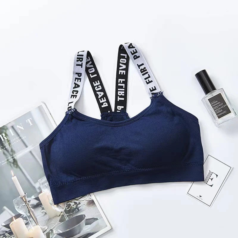 Top Deportivo Mujer – Bra Fitness Yoga Gym Acolchado Push Up Sin Costuras