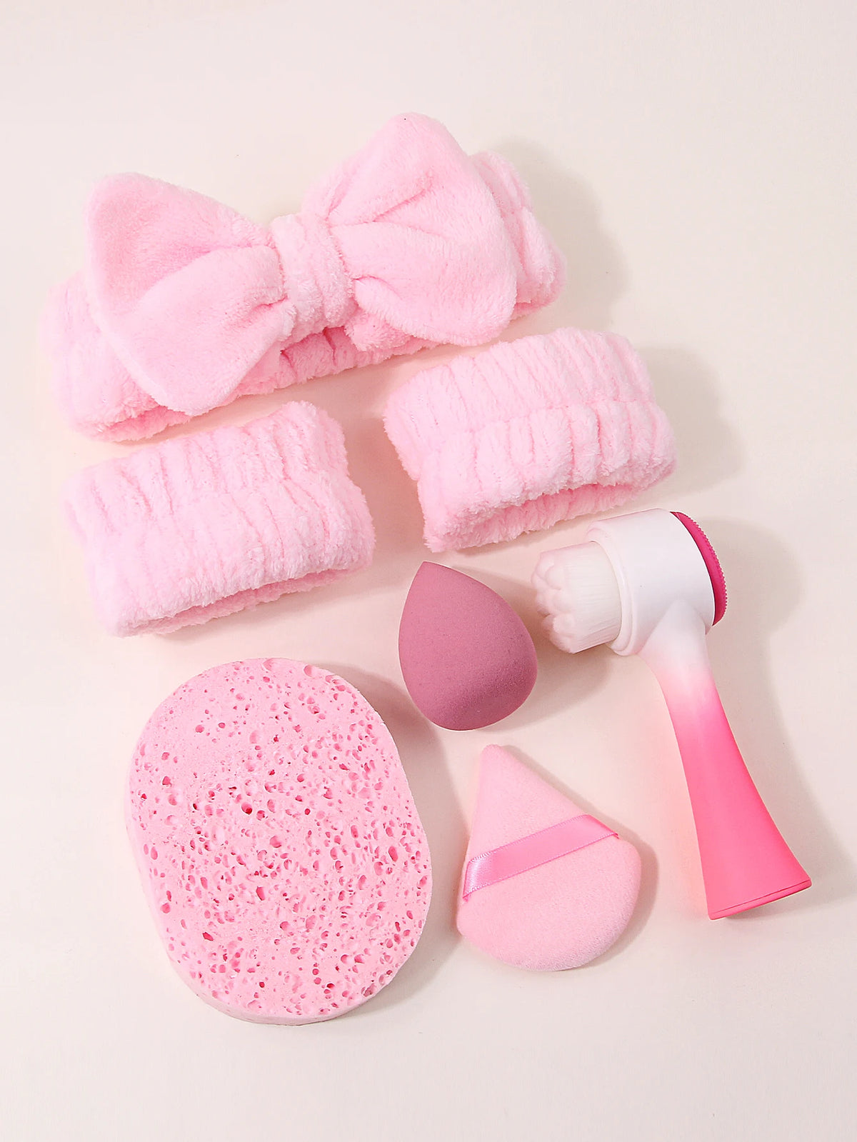 Set de accesorios para limpieza facial KOSSHOW – Rosa