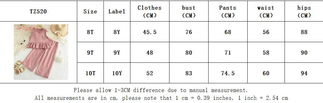Bear Leader Summer Kids Fashion Outfits Girls Clothing Sets Pink Plaid Sleeveless Top + Wide Leg Pants Lace Two-piece Suits