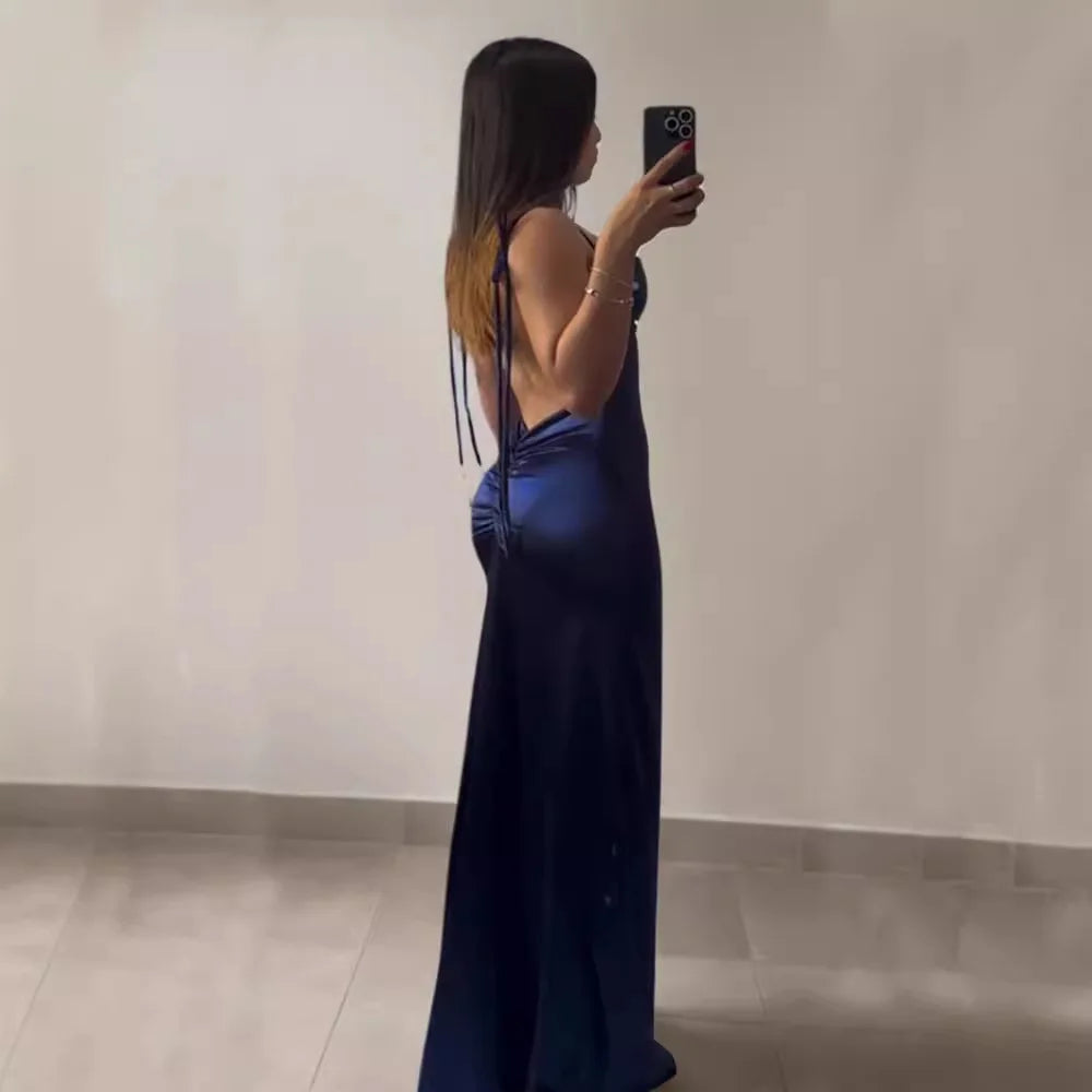 Vestido Fiesta Streetwear Y2K Mujer – Ajustado Tirantes Espagueti Club Nocturno