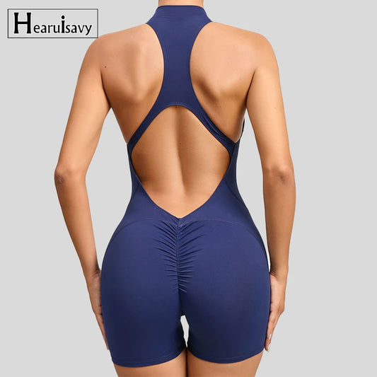 Mameluco Deportivo Sin Mangas Mujer | Traje Entero para Yoga y Gimnasio