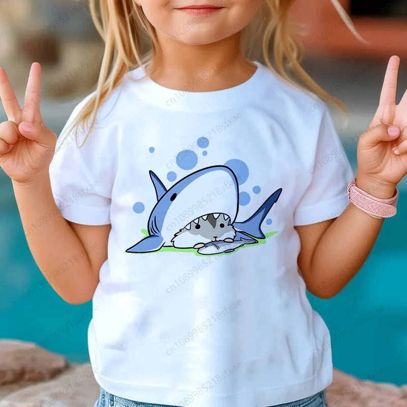I Love My Hamster Best Hamster Mom Ever Boys & Girls White Tshirt Cartoon Fashion Funny Print T-shirt Kids Summer O-Neck To