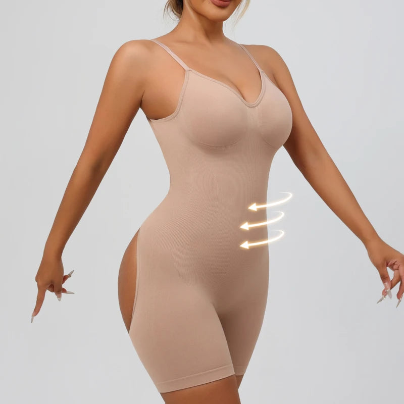 Faja Colombiana Bodysuit Mujer – Control Abdomen Realza Glúteos Sin Costuras
