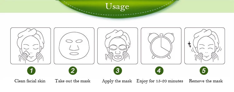 30pcs Fresh Fruits Facial Masks Whitenting skincare Moisturizing Anti Wrinkle Hydrating Korean Face Mask Facial Skin Care