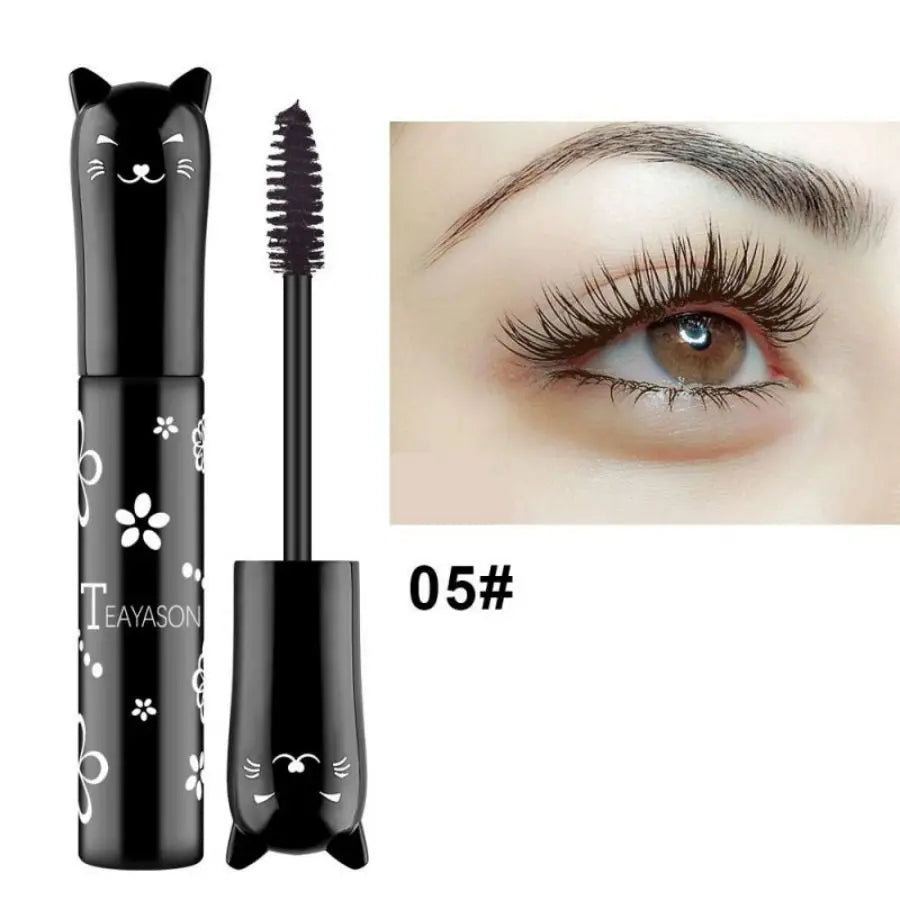 Máscara de Pestañas 6 Colores Brocha Grande Fácil Aplicación Sin Grumos - Blanco Morado Azul Plata Café Gel Cejas
