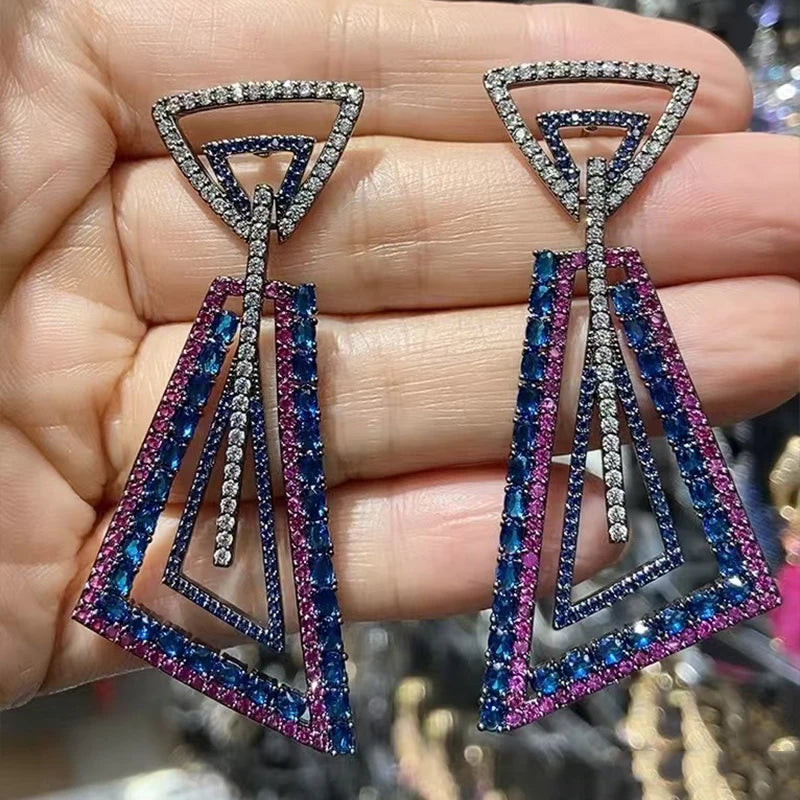 Cute Pink Green white Earrings women Small Teardrop Stud Earrings female gift sweet