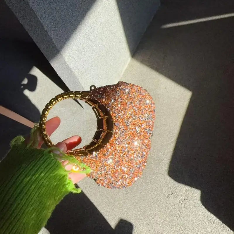 Minibolso Brillante de Fiesta con Pedrería, Varios Modelos