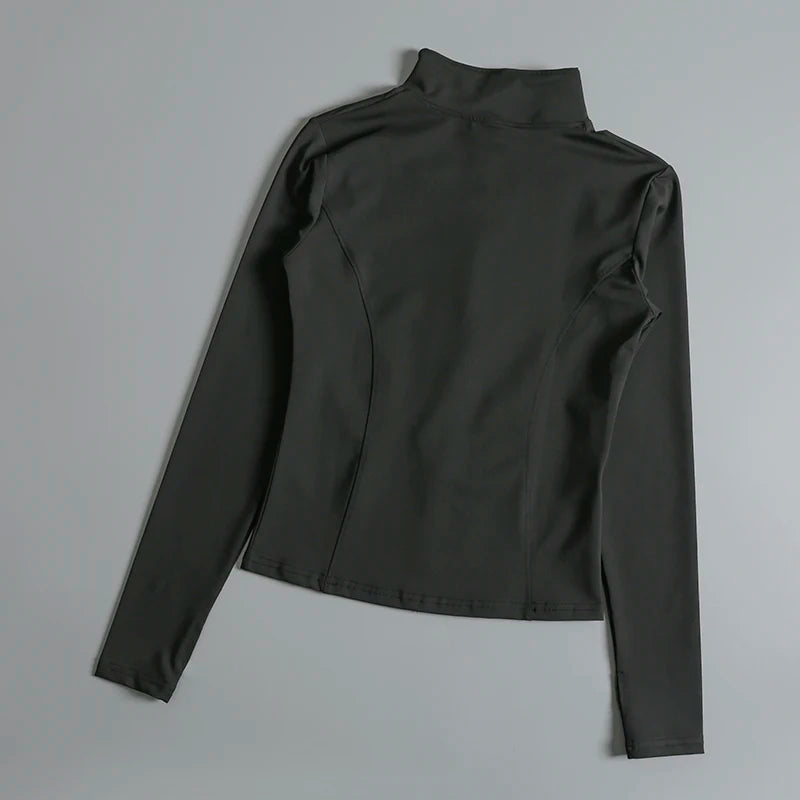 Chaqueta Deportiva Corta con Cierre Mujer | Para Gimnasio y Entrenamiento