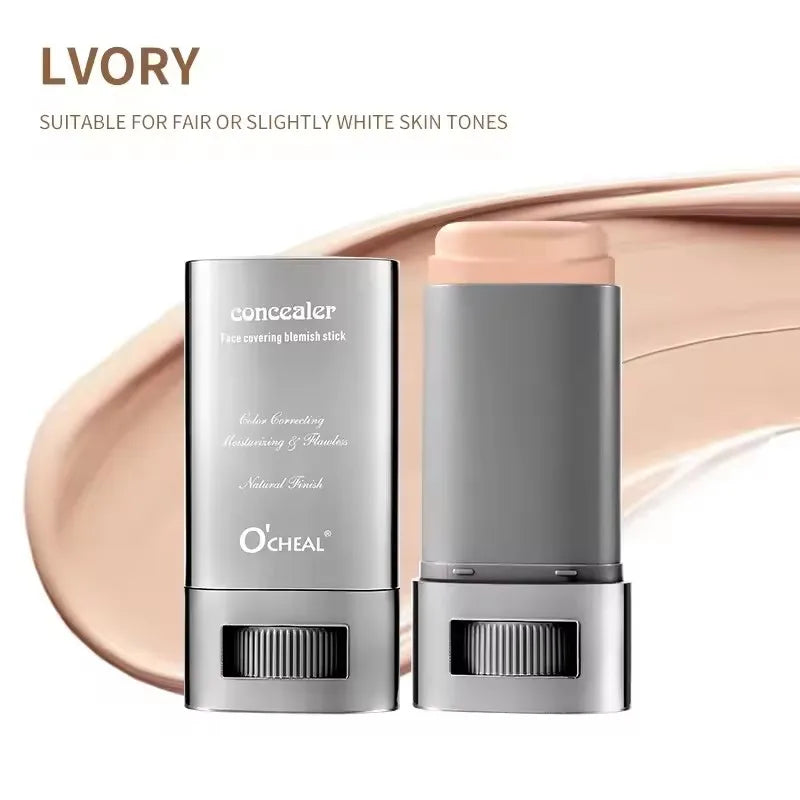Stick Contorno y Base Maquillaje Waterproof Iluminador Corrector Nariz - Crema Larga Duración Mujer