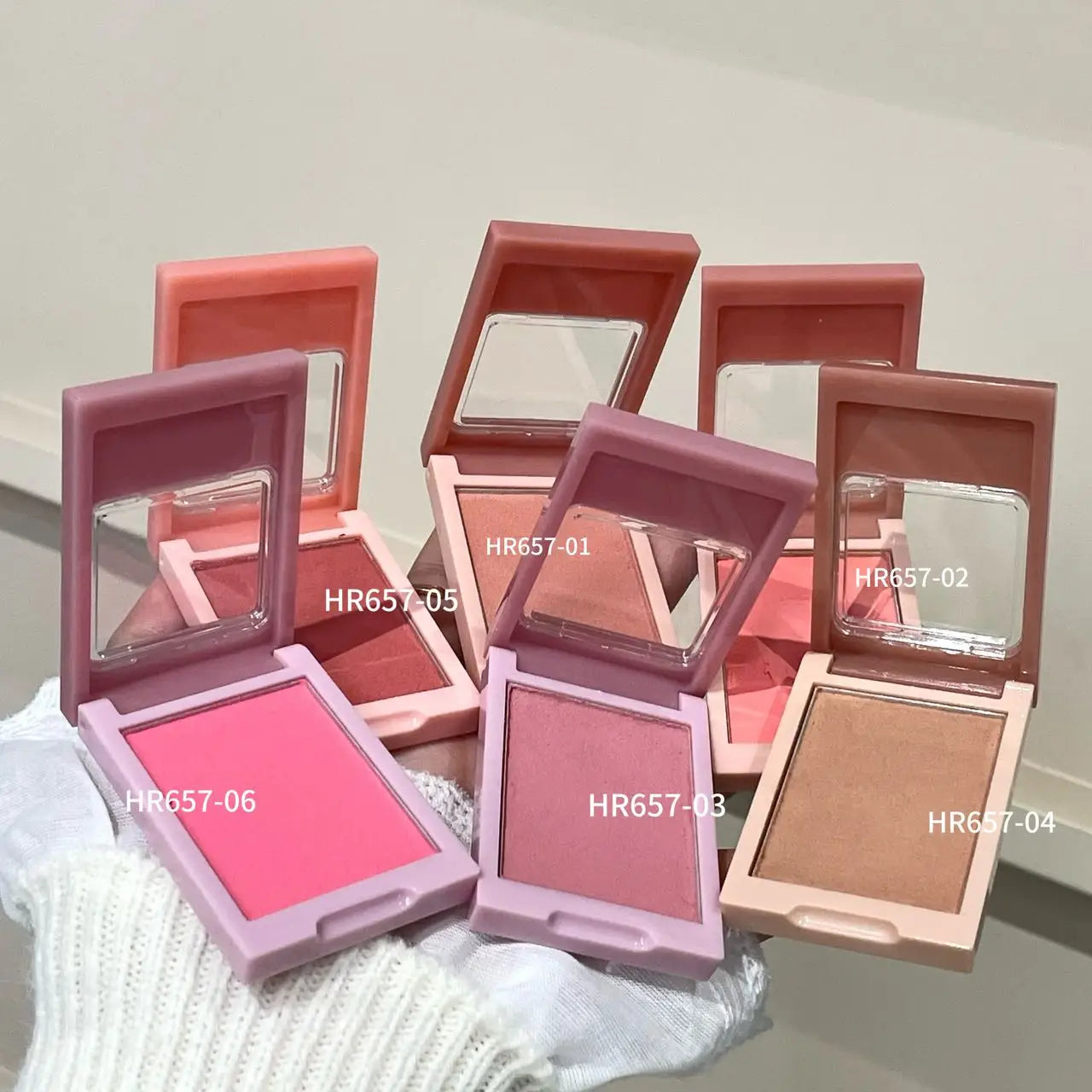 Blush Mousse Mate Morado Rosa Suave | Rubor Cremoso Natural Mejillas
