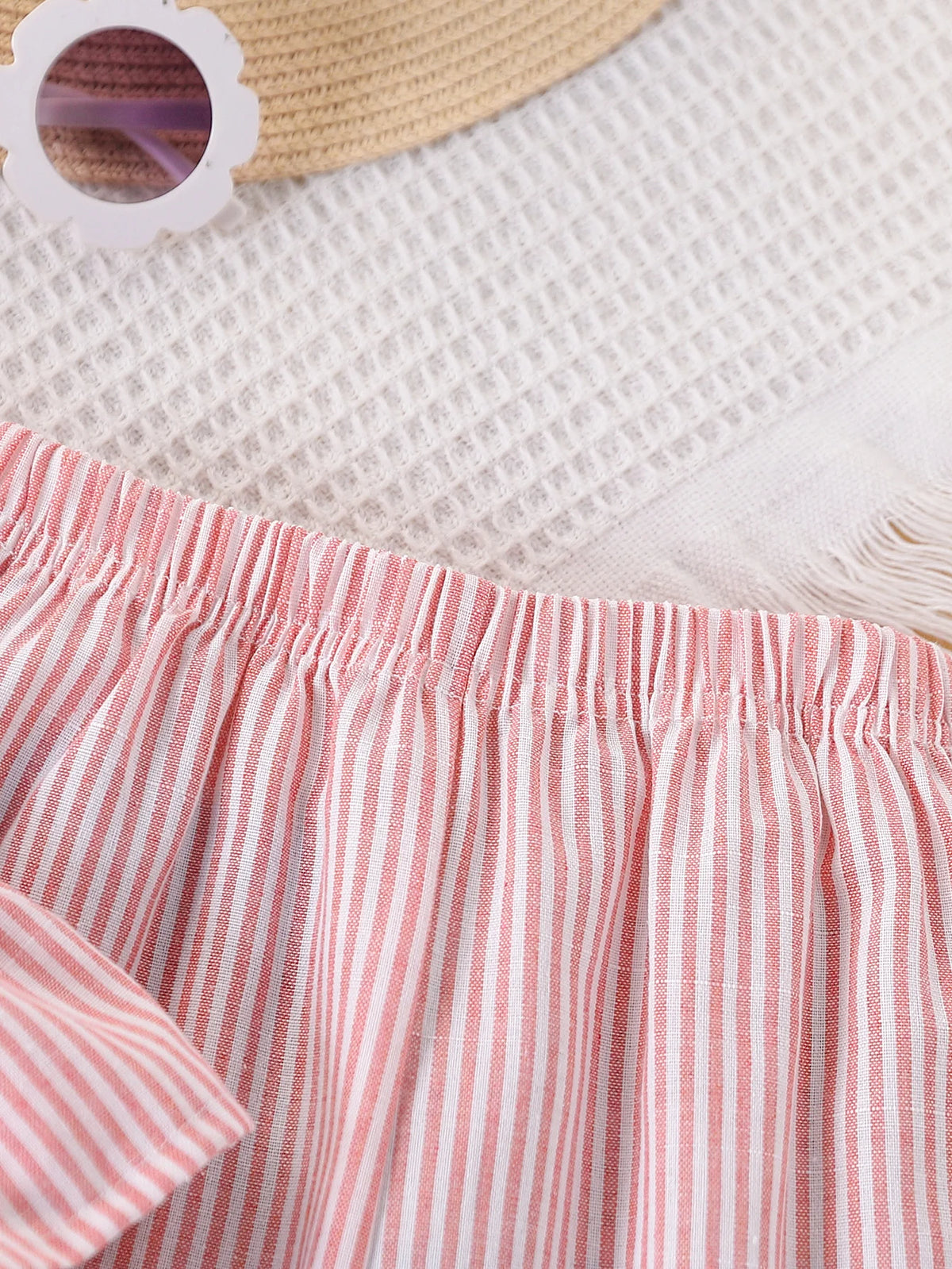 Conjunto de Verano 2 Piezas para Niña | Camisole Rayada + Pantalón Recto