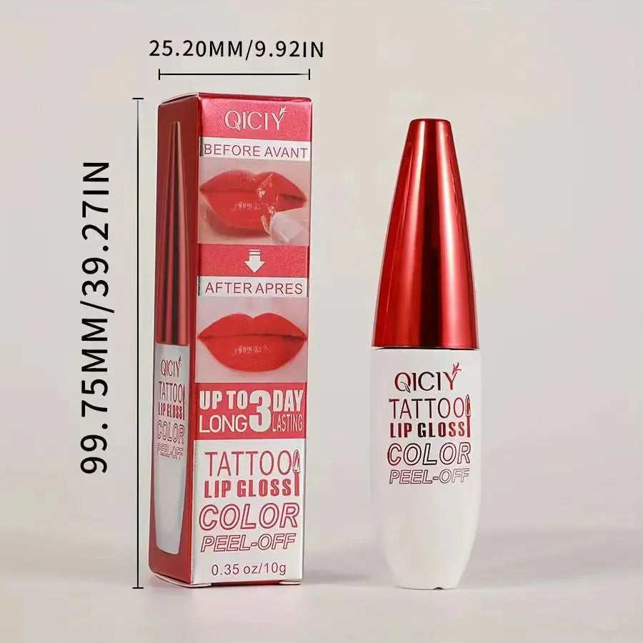 Lip Gloss Despegable 4 Colores Hidratante Larga Duración – Labial Sin Manchas Mujer