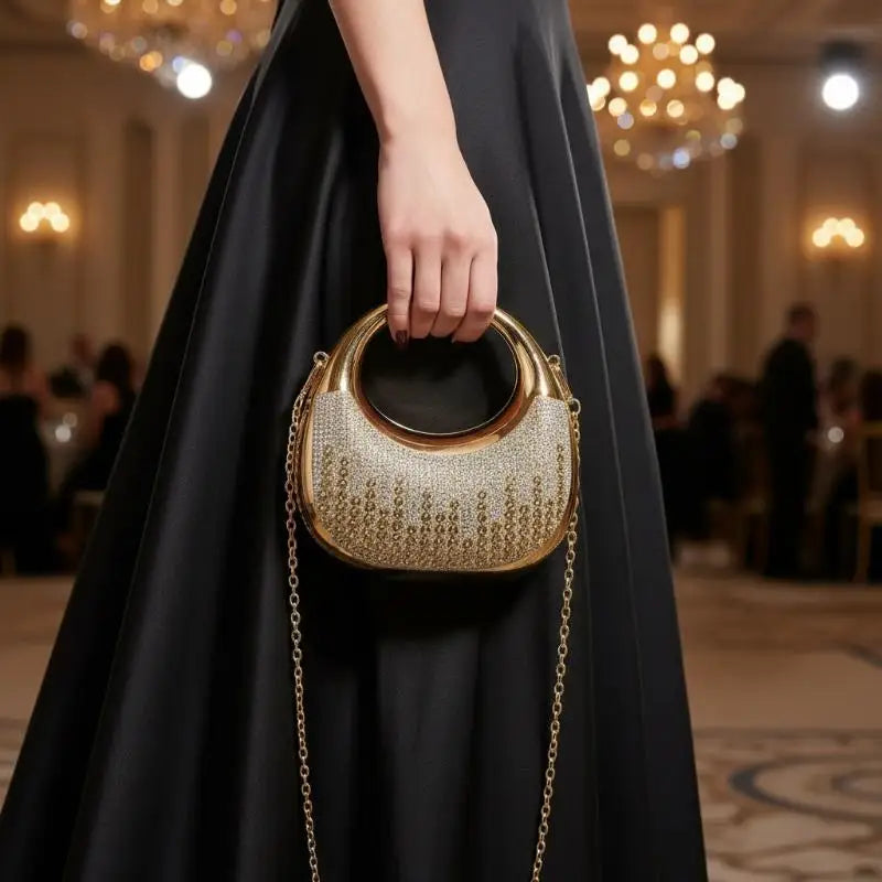 Minibolso de Fiesta con Pedrería, Varios Modelos