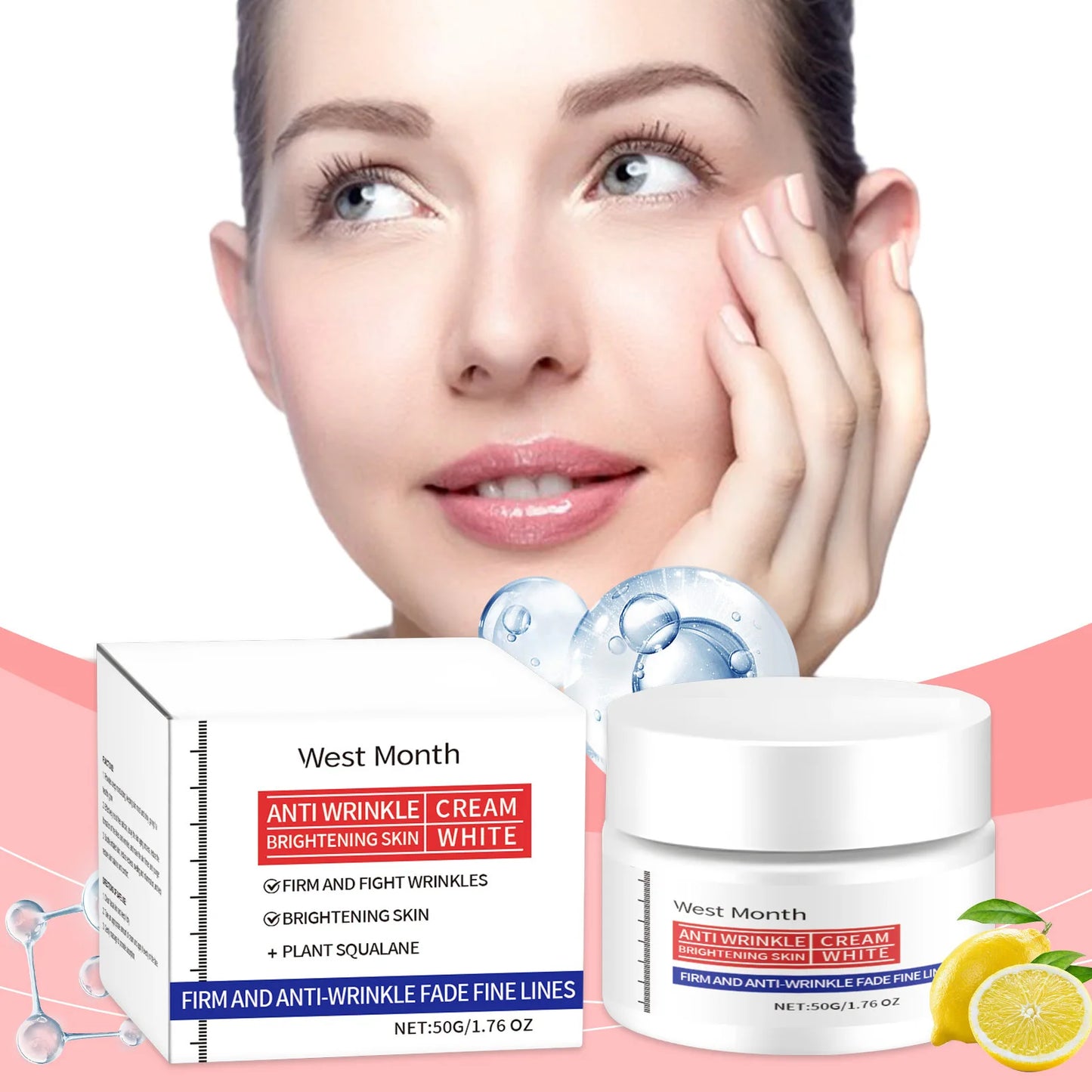 Crema Facial Iluminadora Coreana - Borra Manchas e Hidrata