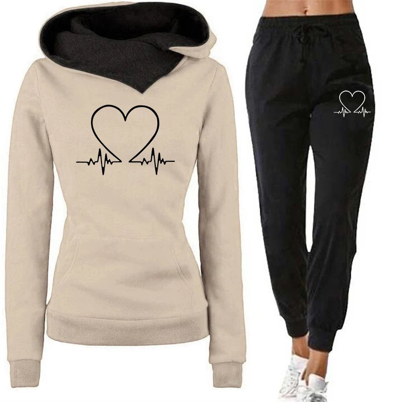 Tracksuit Sudadera y Pantalón Deportivo Mujer