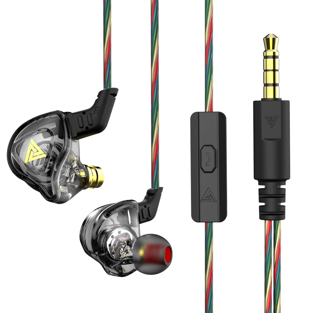 Audífonos con Cable QKZ AK6 | Sonido de Alta Fidelidad In-Ear
