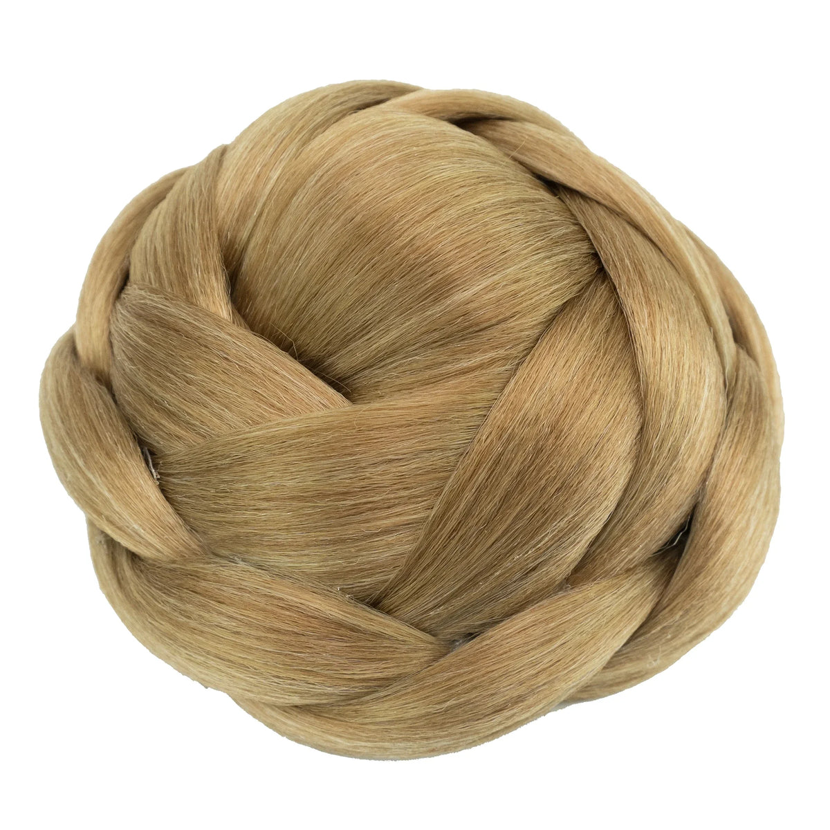 Moño Chignon Sintético Trenzado Soowee – Extensión de Cabello con Clip | Gris y Colores para Mujer